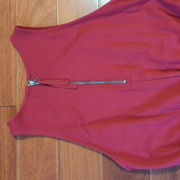 Red Gap Dress - Picture 2 of 4